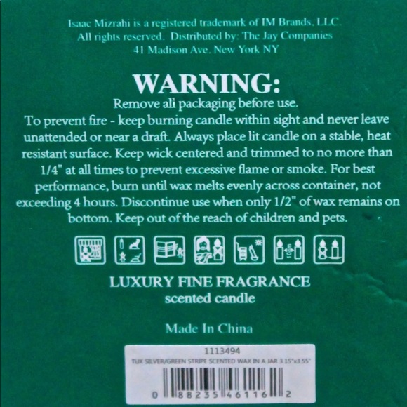 ISAAC MIZHARI NEW YORK CANDLE BIRCH SCENTED - Picture 4 of 4